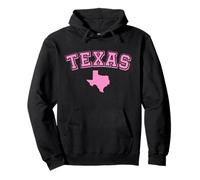 Texas Lone Star State Vintage Desert Texan Cowboy TX Rosa Sudadera con Capucha