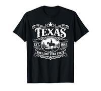 Texas Lone Star State Vintage Western Cowboy Desert Texan Camiseta