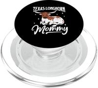 Texas Longhorn Mommy - Ganado Longhorn de Texas PopSockets PopGrip para MagSafe