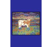 Texas Longhorn Writing Journal - Original Artwork from Abilene: 120 Lined Pages | Hand-Drawn Texas Art Cover | Premium Blue Design by SCS Designs Co.