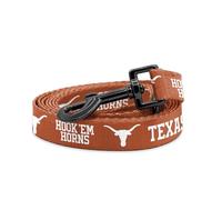 Texas Longhorns Collares y correas | licencia oficial, se adapta a todas las mascotas (correa de 6 pies)
