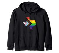 Texas Pride Gay Lesbianas Queer LGBT Rainbow Flag LGBTQ Sudadera con Capucha