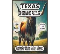 Texas Themes in Good Print: 60+ Simple Crossword Puzzles for Seniors & Families