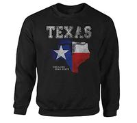 Texas USA Truck Pick up Trucker Chopper America Route 66 Alaska - Sudadera negra, Negro , M