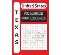 Texas USA Word Puzzle Book: The Ultimate Word Search Book for Adults, Seniors, and Teens | Large Print Edition | Brain Training Adventure: 50 Exciting Puzzles!