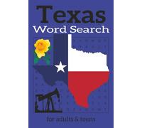 Texas Word Search: All Texas themed words in these puzzles. The Lone Star State is front and center on these pages.