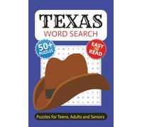 Texas Word Search Book: Word Find Puzzles About Texas Cities, Landmarks, Culture, and More | With Easy to Read Print | 6 x 9 inches | 110 pages | 50+ ... | Best for Vacations, Holidays, and Free Time