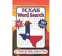Texas Word Search Puzzle Book: 50+ Word Find Puzzles About the Great State of Texas! Large Print Puzzles Texas Themed for Adults Teens and Seniors