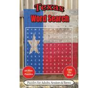 Texas Word Search Puzzle Book: Engaging Word Hunts with Large Print | 6x9 inches, 110 pages | Over 50 Puzzles … Great Gift for Travel, Holidays, and Leisure Time