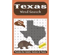 Texas Word Search Puzzle Book: Word Searches with Easy to Read Print about Texas Cities, Texas Attractions, Texan Sights and more | 6x9 inches, 108 ... Free Time, Travel, Holidays and Road Trips