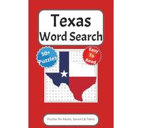 Texas Word Search Puzzle Book: Word Searches with Easy-to-Read Print about Texas, Houston, and more Texan Terms | 6x9 inches 110 Pages | 50+ Puzzles ... Gift for Vacations, Holidays and Free Times