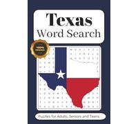 Texas Word Search Puzzle Book: Word Searches with Easy to Read Print about Texas, Lone Star State, Dallas, Houston and More | 6x9 inches, 110 pages | ... for Vacations, Holidays and Leisure Times