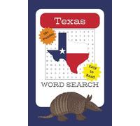 Texas Word Search Puzzle Book: Word Searches with Easy to Read Print about Texas, Texas Landmarks, Texas Animals and More | 6x9 inches, 110 pages | ... Building and Vocabulary Building Exercise