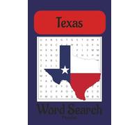 Texas Word Search Puzzle Book: Word Searches with Easy-to-Read Print describing all things Texas. 6x9 inches, 110 pages, 50+ puzzles. Gifts for Vacations, Free Time and Holidays