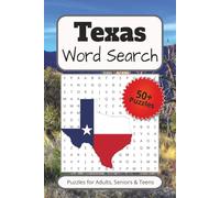 Texas word search puzzle book: Word Searches with Easy to Read Print Texas Towns and Cities | 6x9 inches, 110 pages| 50+ Puzzles... Gift for Vacations, Holidays and Free Times