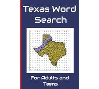 Texas Word Search: Word Searches with Easy-to-Read Print about the great state of Texas! | 6x9 inches, 110 pages | 50+ Puzzles...Gift for Vacations, Holidays, and Free times