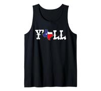 Texas Y'ALL Vintage Country Western para Texas Camiseta sin Mangas