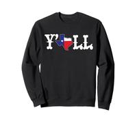 Texas Y'ALL Vintage Country Western para Texas Sudadera