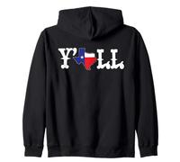 Texas Y'ALL Vintage Country Western para Texas Sudadera con Capucha