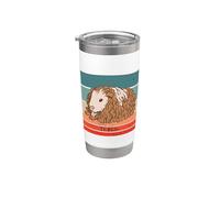 Texel Conejillo de indias arte del conejillo de indias Vaso térmico de acero inoxidable de doble pared