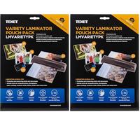 Texet - Láminas para plastificar fotos (50 unidades) (Paquete de 2)