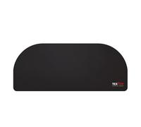 TEXFIRE Alfombra Ignífuga para Chimenea y Estufa - Aislante Térmico para Suelos Semicircular (120x50 cm)