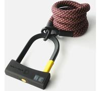 Texlock U-lock con cable textil Ojal chateau / rojo 160 cm D-lock