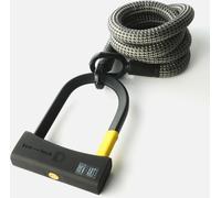 Texlock U-lock con cable textil Ojal D-lock electric / gris 160 cm