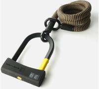 Texlock U-lock con cable textil Ojal D-lock M - 120cm wild / cáñamo