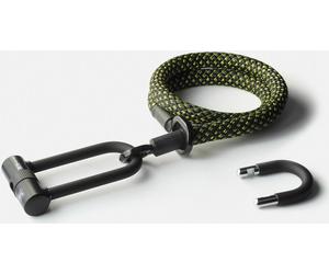 Texlock U-lock con cable textil Ojal polvo de estrellas U/X -lock M - 120cm