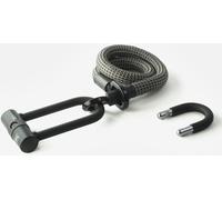 Texlock U-lock con cable textil Ojal U/X -lock electric / gris S - 80cm