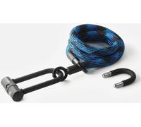 Texlock U-lock con cable textil Ojal U/X -lock morpho / azul 160 cm