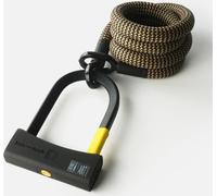 Texlock U-lock con cable textil Ojal wild / cáñamo 160 cm D-lock