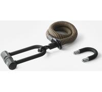 Texlock U-lock con cable textil Ojal wild / cáñamo U/X -lock S - 80cm