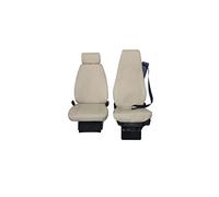 Texmar Diseñado para ajustarse a las fundas de asiento de camión SCANIA R, SCANIA P, SCANIA G, todas en color beige, 2 asientos, para dirección a la izquierda o a la derecha