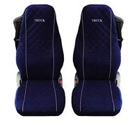 TEXMAR LTD Fundas de asiento de camión - Fit Volvo FH 4/12/16 después de 2014 - microfibra azul oscuro, 2 piezas
