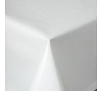 texpot Mantel de hule redondo, con líneas, lavable, con dobladillo, de poliéster, 140 cm, para mesa de jardín