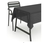 texpot Mantel de jardín con dobladillo, lavable, para mesa de jardín, balcón, terraza, resistente a la intemperie (gris, 130 x 220 cm)