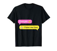 Text Conversation Funny Messages I Love You Robot Lover Camiseta