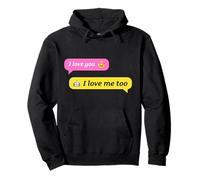 Text Conversation Funny Messages I Love You Robot Lover Sudadera con Capucha