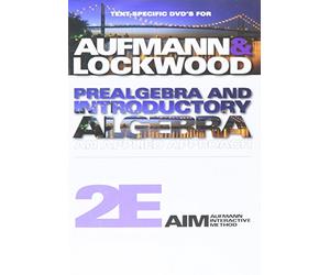 Text-Specific DVD for Aufmann/Lockwood S Prealgebra and Introductory Algebra: An Applied Approach, 2nd
