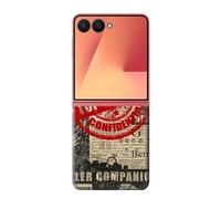 Text Top Secret Art Vintage Funda Carcasa Case para Samsung Galaxy Z Flip 7