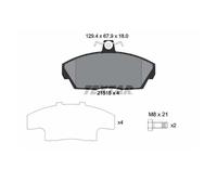 Textar 2151504 Juego Pastillas de Freno Disco Delant. para Land Rover Freelander