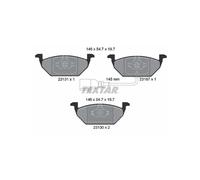 TEXTAR 2313101 Pastillas de freno delantero para Golf Fabia Octavia Altea Polo B