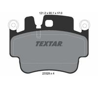 TEXTAR 2332902 Juego de pastillas de freno para PORSCHE BOXSTER (986) 911 (996)