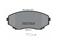 Textar 2351501 Juego Pastillas de Freno de Disco Delant. para Mazda Serie E I II