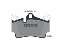 TEXTAR 2369402 Juego de pastillas de freno