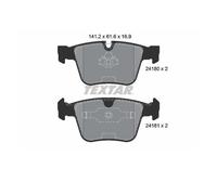 Textar 2418001 Pastilla de Freno de Disco Trasero para Mercedes-Benz W164 W221