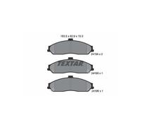 TEXTAR 2419401 Pastillas de freno delantero para Corvette Monaro XLR