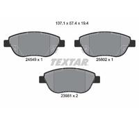 Textar 2454901 Kit de pastillas de freno, freno de disco FIAT 77366534